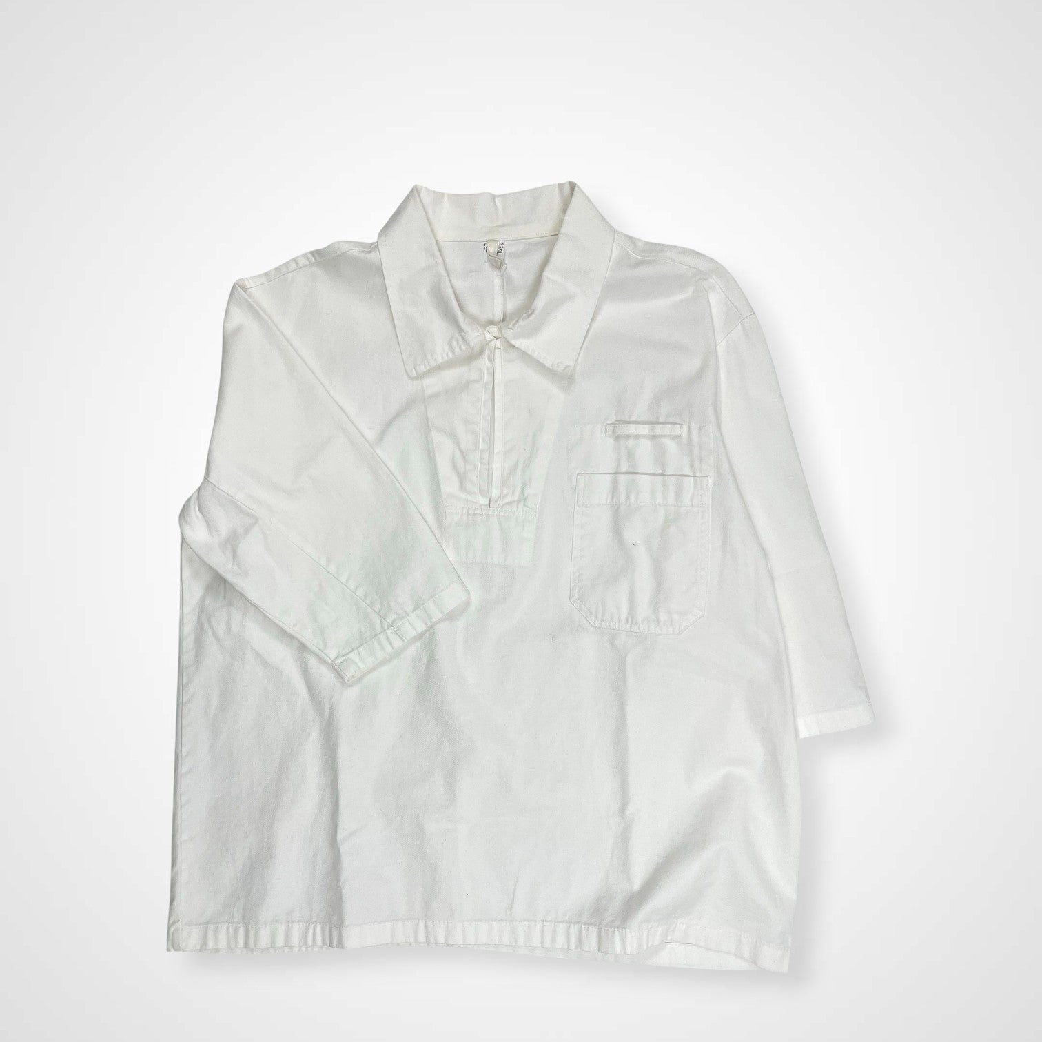 VINTAGE ヴィンテージ / チェコ軍 プルオーバーセーラーシャツ SIZE:L程度