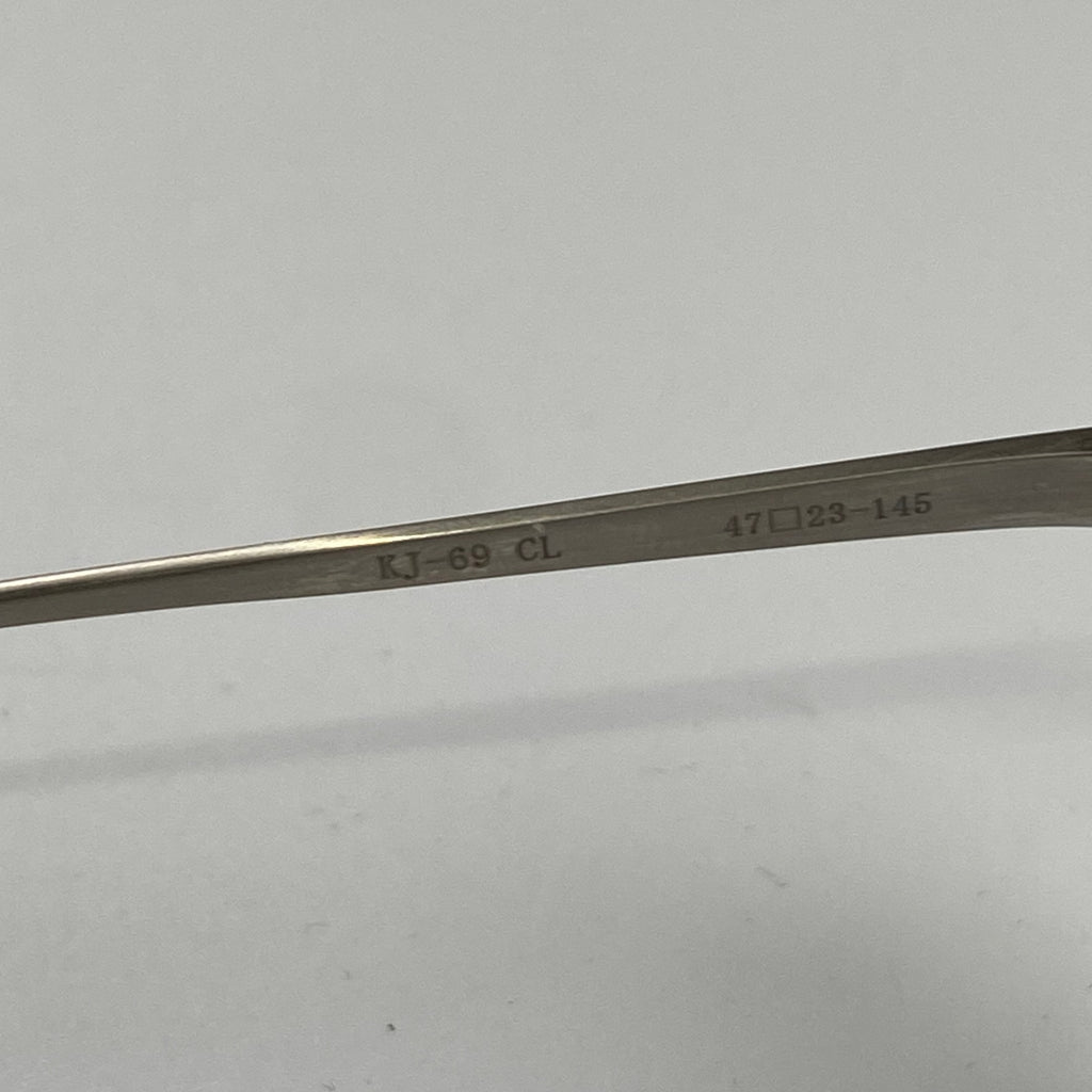 金子眼鏡 ジャパンシリーズ / クリアボストン サングラス 度なしライトブルーレンズ 参考定価：46,000+tax SIZE:47□23-145