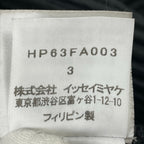 HOMME PLISSE ISSEY MIYAKE / 16年 プリーツステンカラーコート ブラック SIZE:3