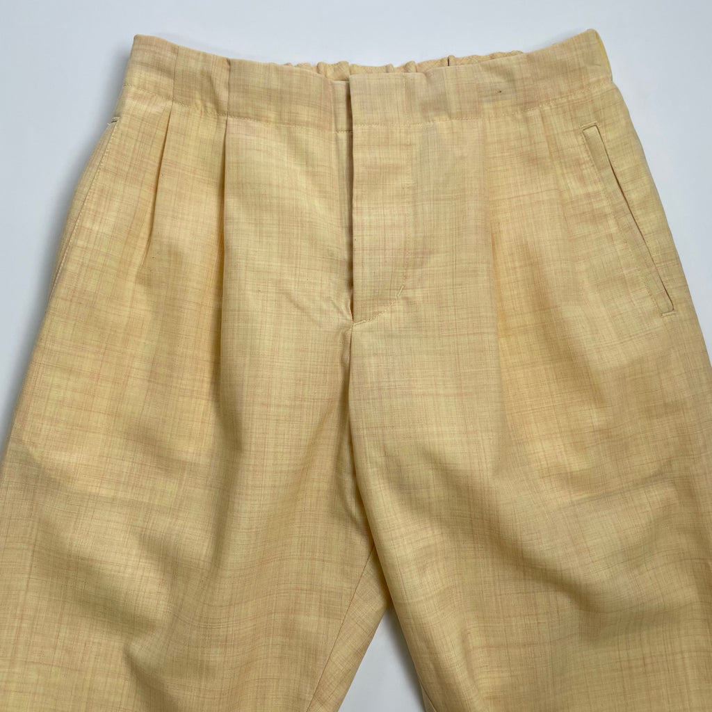 PHINGERIN フィンガリン / 2タックスラックス イエロー 参考定価：25,000程度 SIZE:S