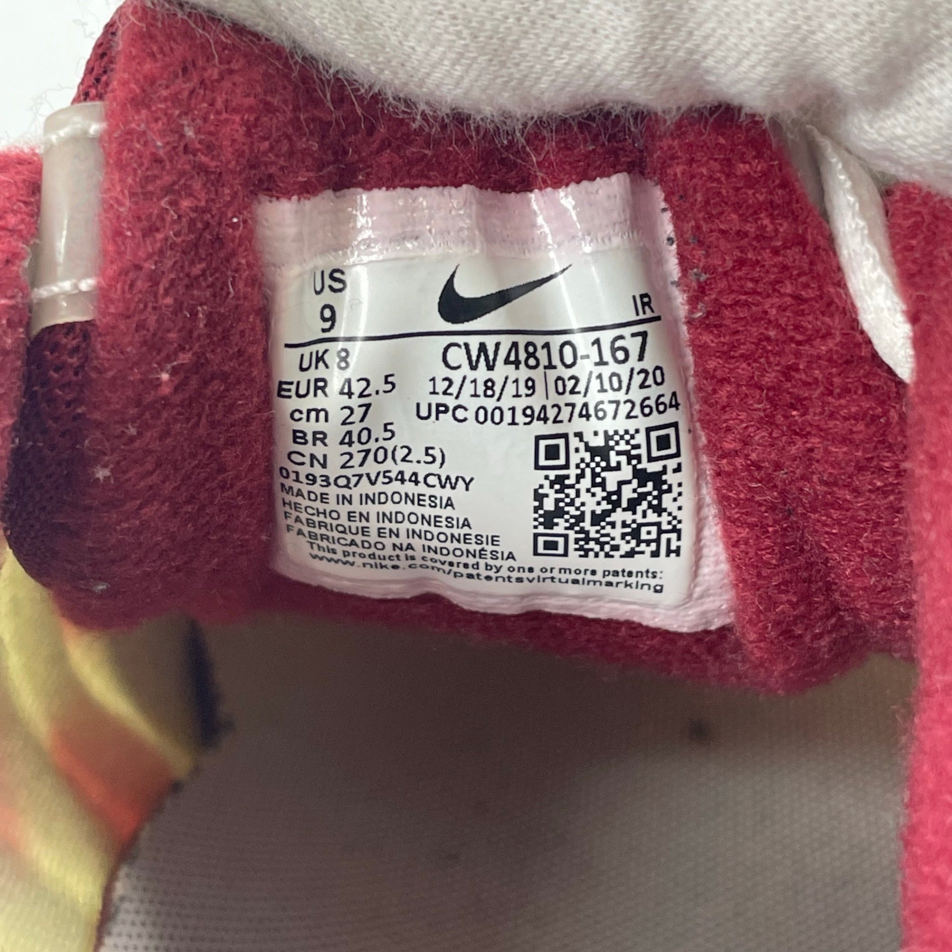 NIKE ナイキ / AIR MAX TAILWIND 4 ”NIPPON” 参考定価：17,000+tax SIZE:27cm