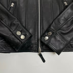 NEUTRAL INFINITY ニュートラルインフィニティ JACKROSE ジャックローズ / レザートラッカージャケット ブラック 参考定価：40,000程度 SIZE:M