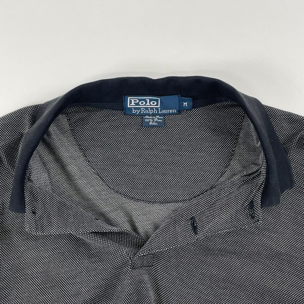 Polo by Ralph lauren / 90s 裾ポニー ピマコットンポロシャツ SIZE：M