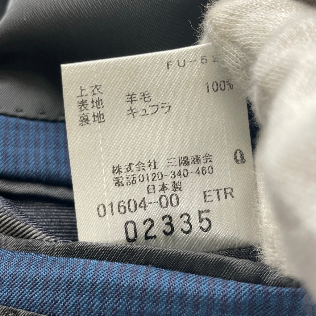 BLACK LABEL CRESTBRIDGE ブラックレーベル クレストブリッジ / 2Bセットアップスーツ チェンジポケット付 ネイビー 参考定価：78,000+tax SIZE:36R