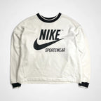 EURO NIKE ユーロ ナイキ / クロップドスウェット 短丈 ロゴ SIZE:L程度
