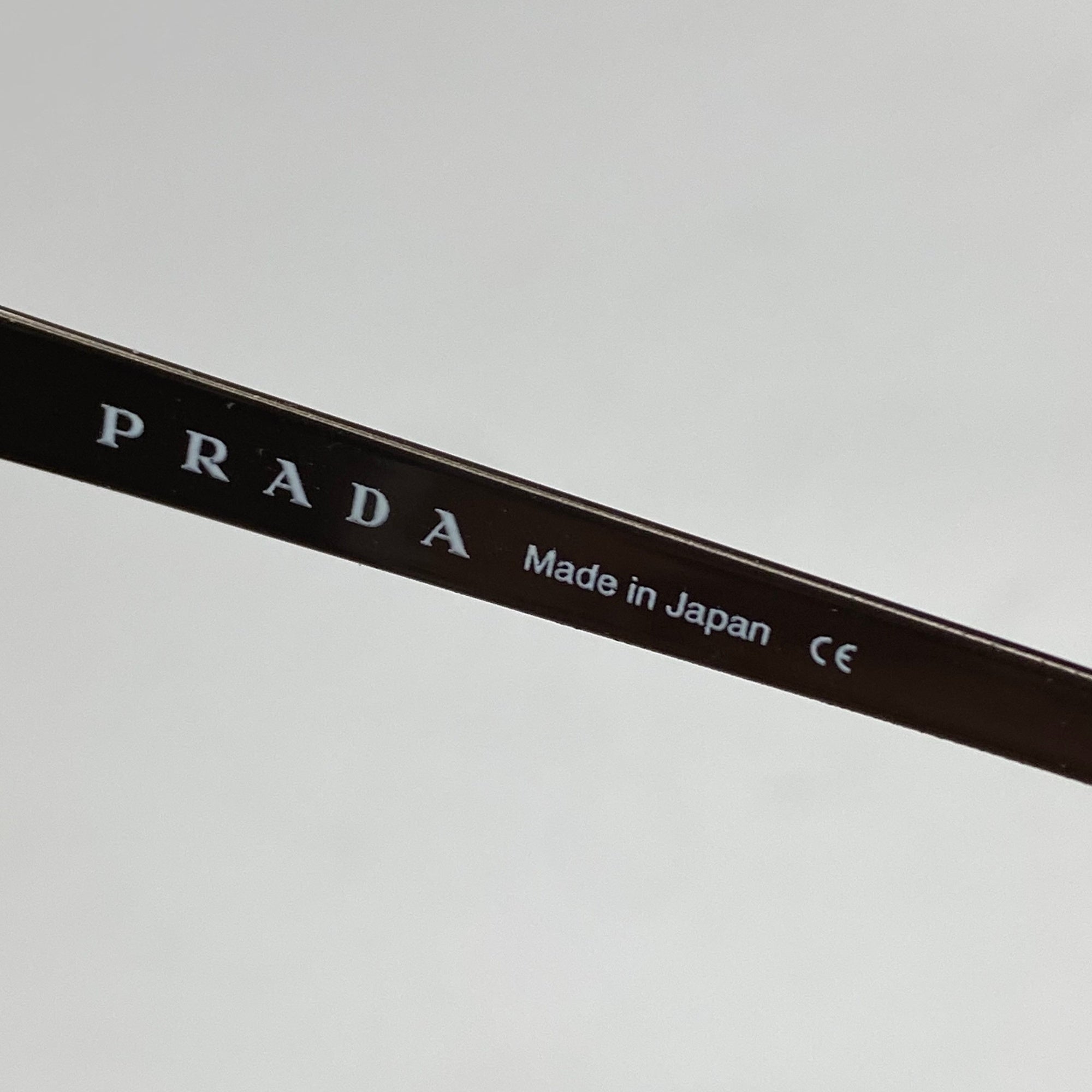 PRADA プラダ / ハーフリム 伊達メガネ 度なしクリアレンズ