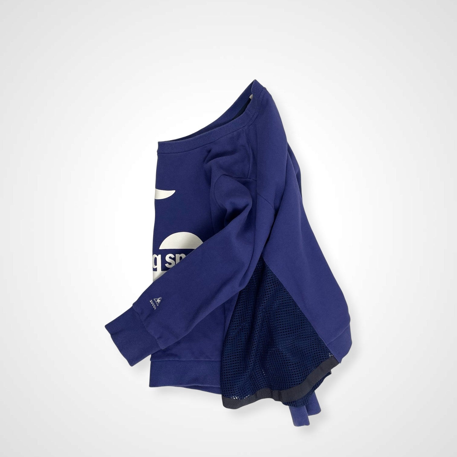 ZUCCA × le coq sportif ズッカ ルコックスポルティフ / コラボ切替スウェットシャツ 参考定価：12,000+tax SIZE:M