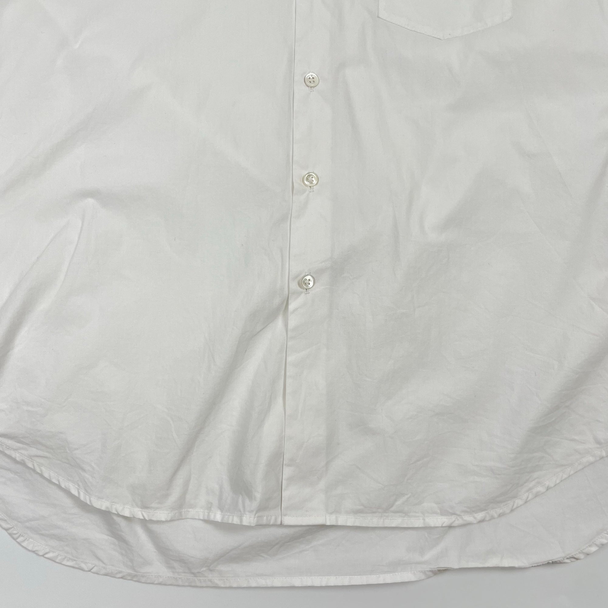 JAN MACHENHAUER / レギュラーカラーポプリンシャツ 参考定価：50,000程度 SIZE：48