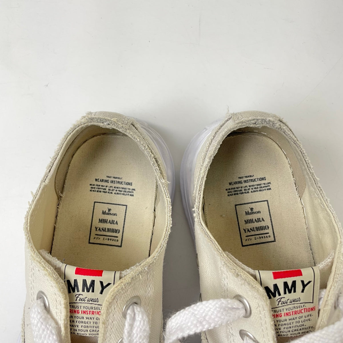 Maison MIHARA YASUHIRO / HANK OG Sole Canvas Low-top Sneaker 参考定価：34,000+tax SIZE:42