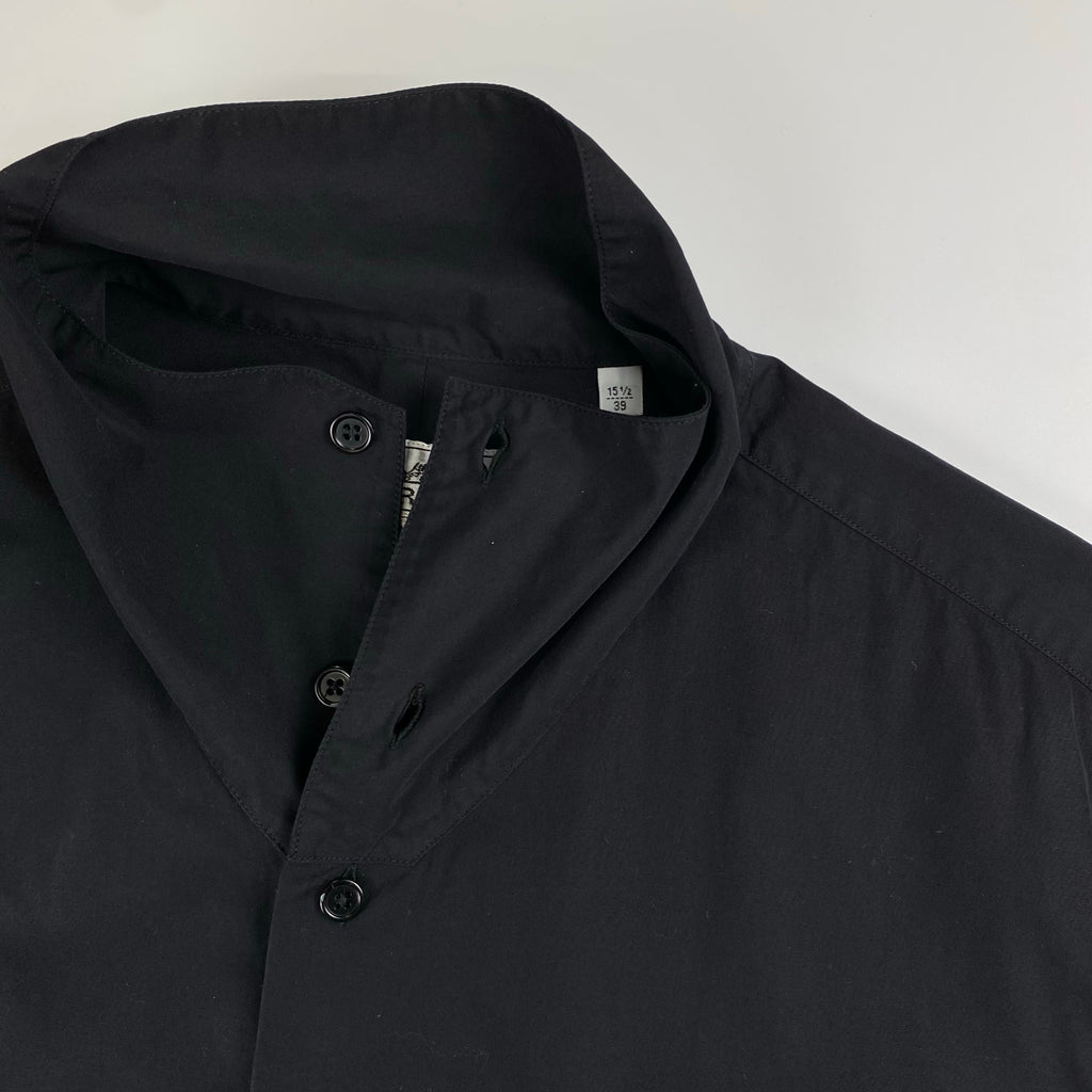 HERMES エルメス / スタンドカラー シャツ セリエボタン 変形デザイン SIZE：39（M程度）