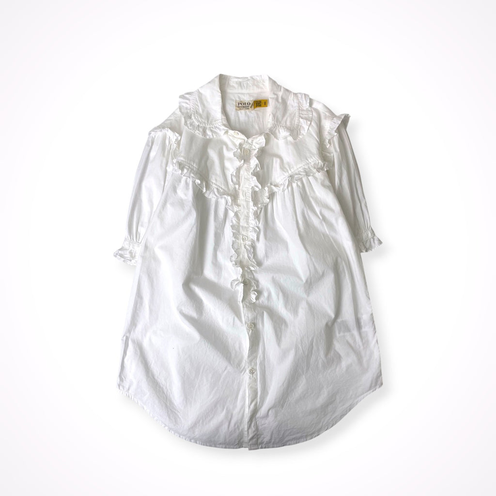 DENIM＆SUPPLY RALPH LAUREN / ピュアコットンフリルシャツ 参考定価：26,000程度 SIZE:4