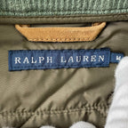 RALPH LAUREN / レザー切替キルティングベスト 参考定価：55,000程度 SIZE:M