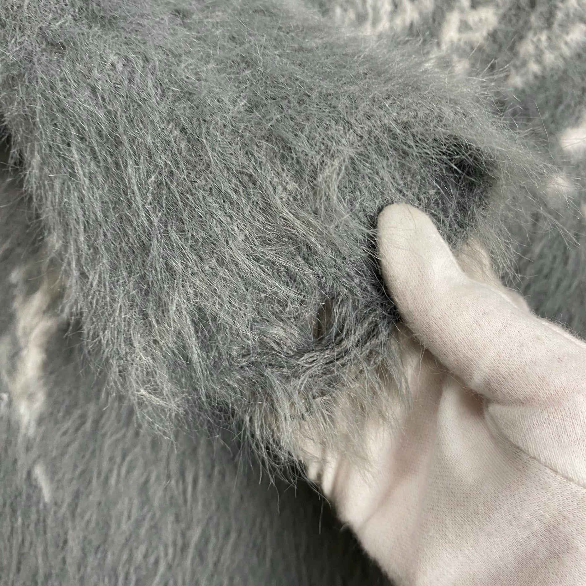 NUTEMPEROR ヌートエンペラー ナットエンペラー / Vegetable Project モヘアニット グレー SIZE：2