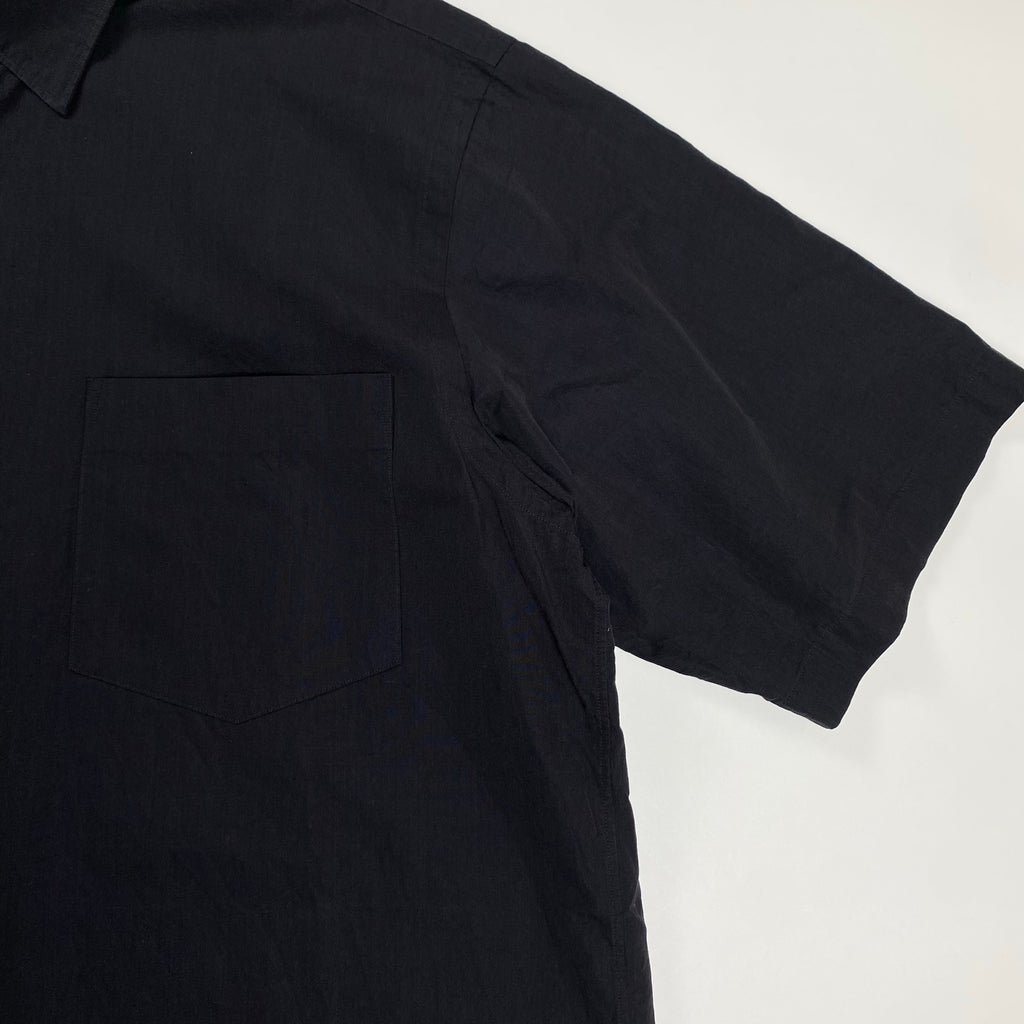 COMOLI コモリ / コモリショートスリーブシャツ ブラック 美品 R01-02008 SIZE:1