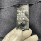 SHIPS any シップスエニィ / ダブルクロスAラインシャツワンピース ネイビー 未使用 参考定価：13,600+tax SIZE：FREE