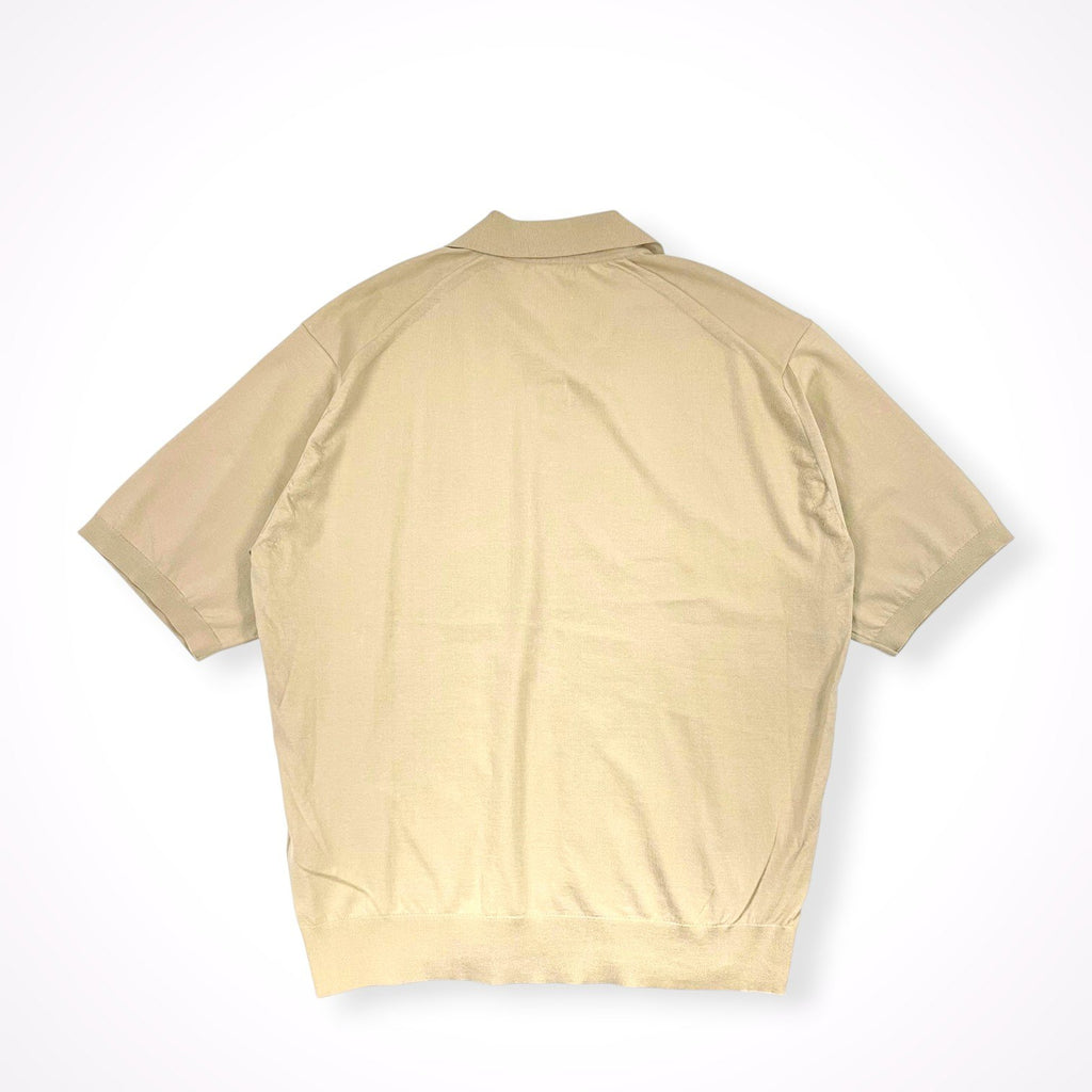 AURALEE / Super High Gauge Cotton knit Short Sleeve polo 未使用品 参考定価：32,000+tax SIZE:3