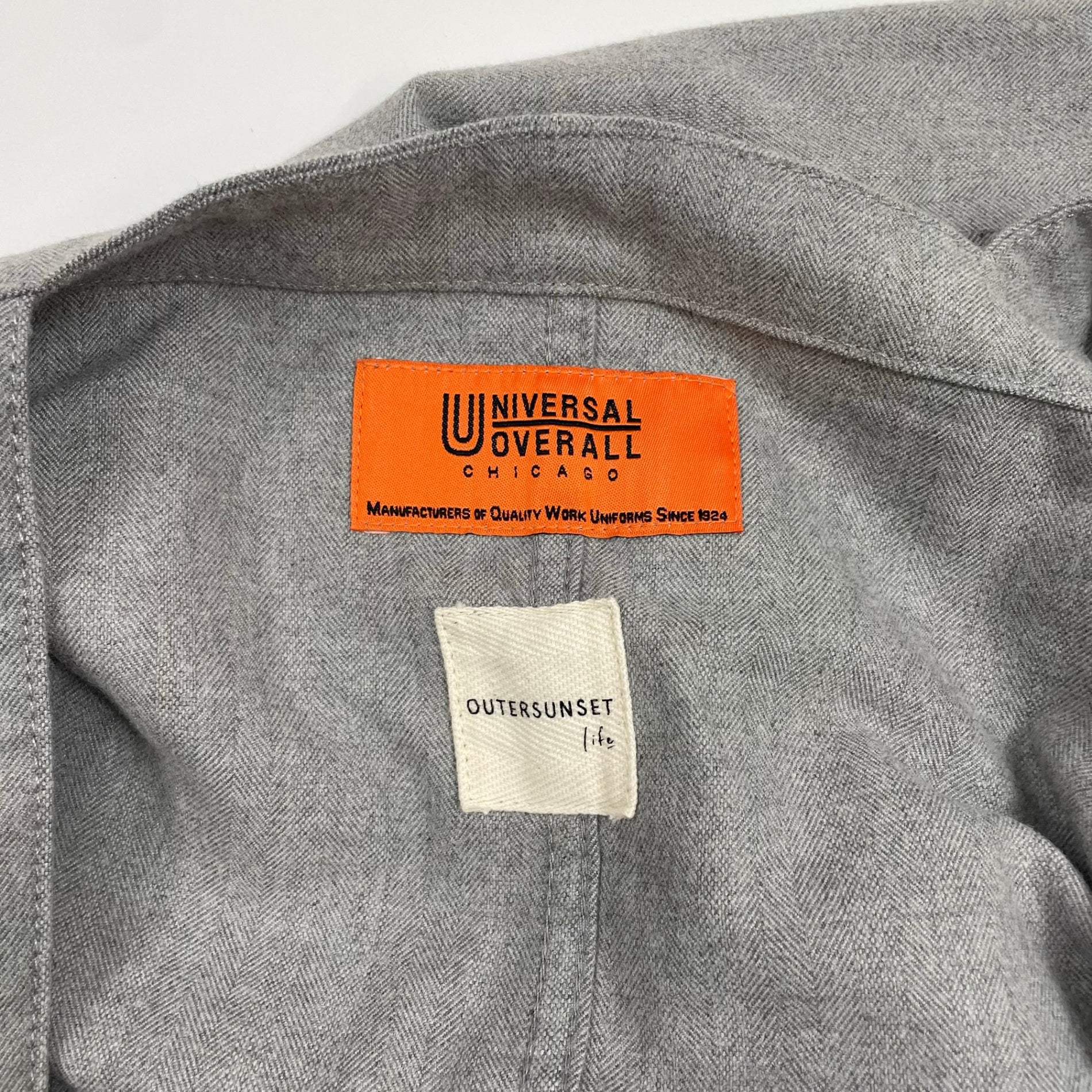 UNIVERSAL OVERALL × OUTERSUNSET ユニバーサルオーバーオール アウターサンセット / コラボオーバーオール 参考定価：16,000+tax SIZE:FREE