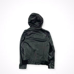 HELMUT LANG / アシンメトリーレザーフーディ 09年製 SIZE:S