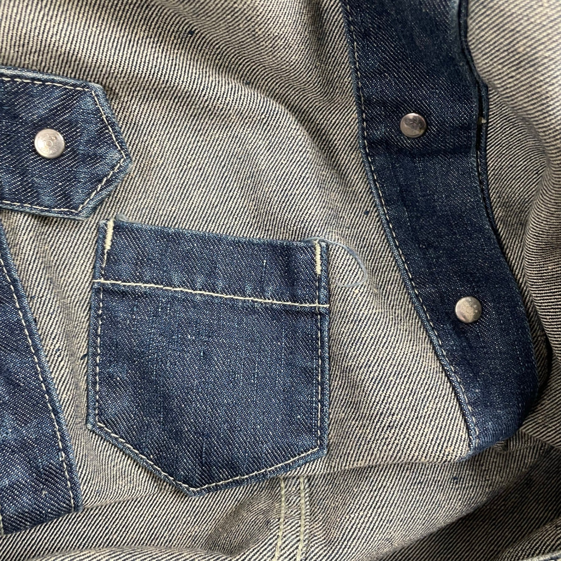 MARIOS マリオス / 変形デニムジャケット インディゴ 参考定価：55,000程度 SIZE:L