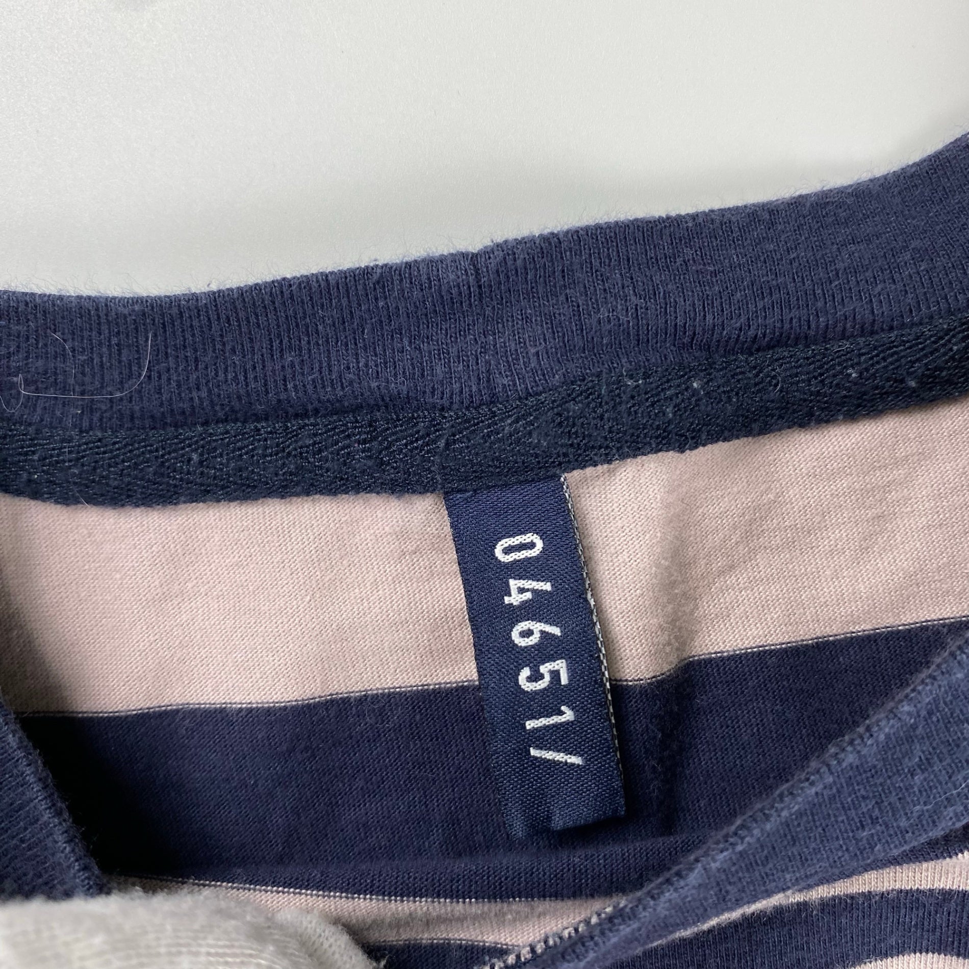 04651/A TRIP IN A BAG / ボーダーTEE 半袖 Tシャツ 参考定価：18,000程度 SIZE：M程度