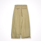 BEAMS PLUS × STUDIO NICHOLSON / ALVY DOUBLE PLEAT PANT タグ付 参考定価：43,000+tax SIZE:S