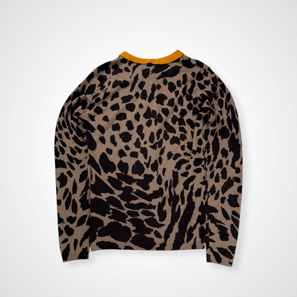 ESCADA エスカーダ / シルクMIXレオパードアンサンブル 参考定価：80,000程度 SIZE：S