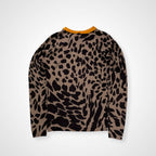 ESCADA エスカーダ / シルクMIXレオパードアンサンブル 参考定価：80,000程度 SIZE：S