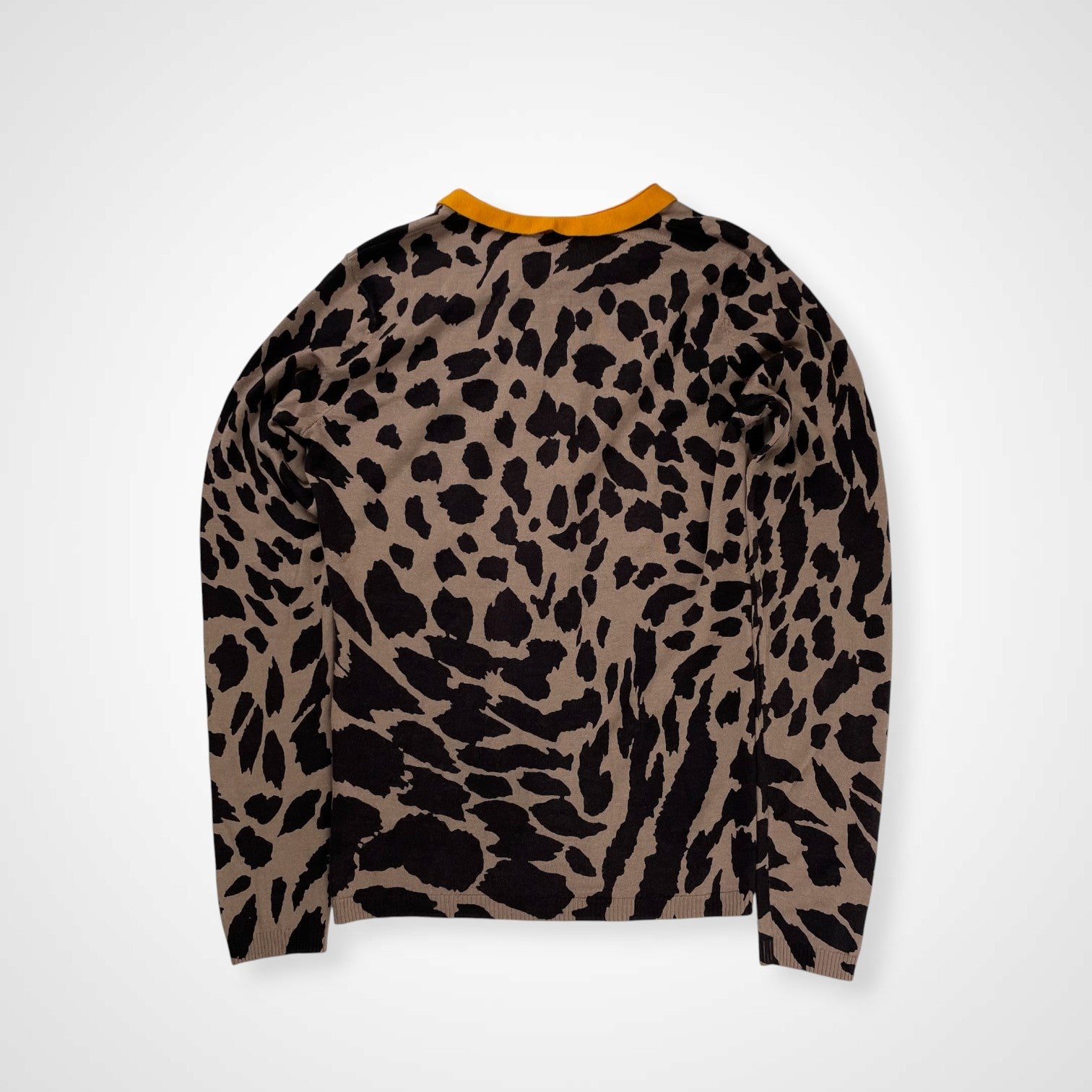 ESCADA エスカーダ / シルクMIXレオパードアンサンブル 参考定価：80,000程度 SIZE：S