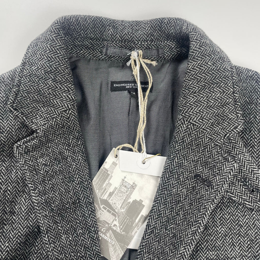 ENGINEERED GARMENTS エンジニアドガーメンツ / Slanted Jacket ヘリンボーンツイード 24AW 極美品 参考定価：68,000+tax SIZE:M