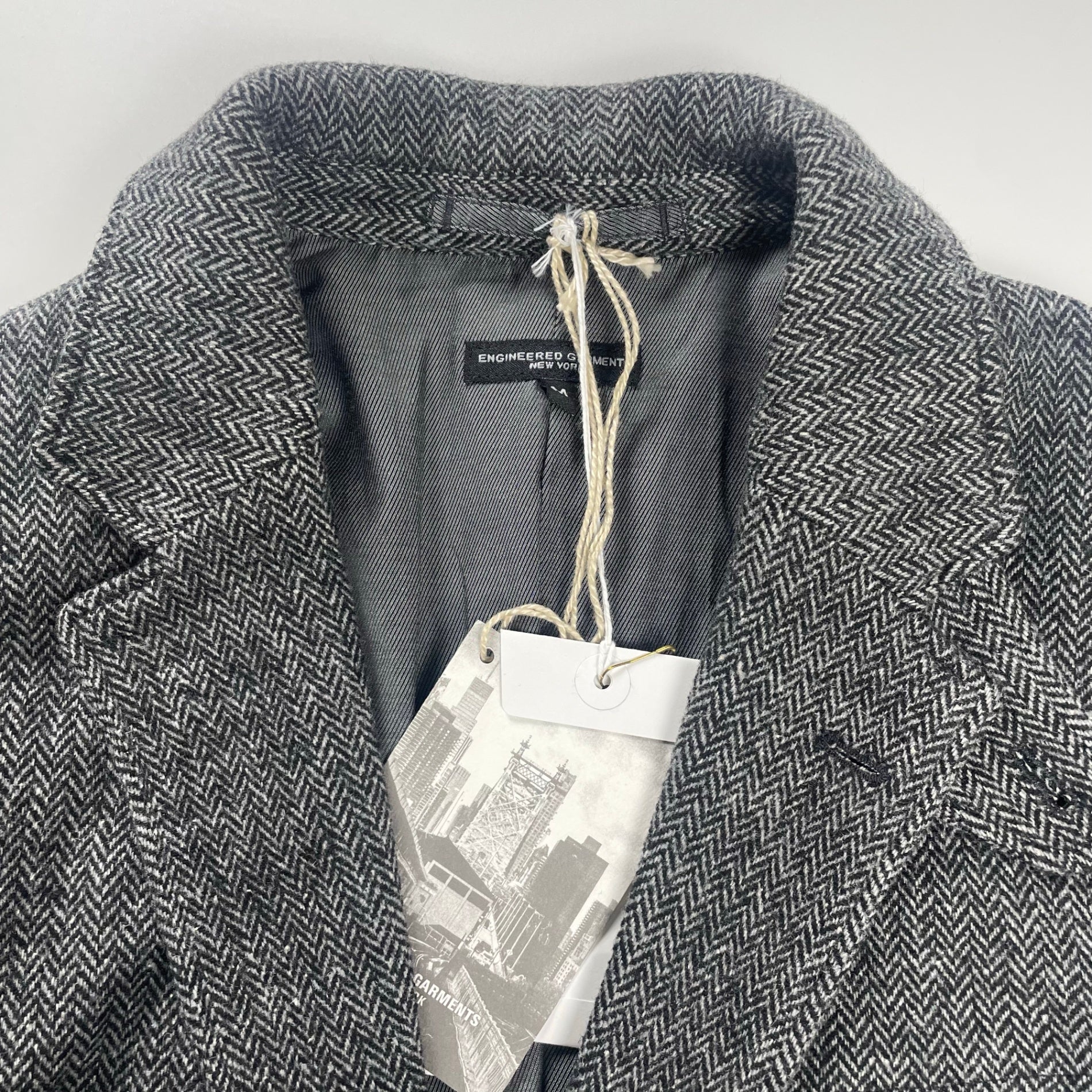 ENGINEERED GARMENTS エンジニアドガーメンツ / Slanted Jacket ヘリンボーンツイード 24AW 極美品 参考定価：68,000+tax SIZE:M