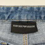 EMPORIO ARMANI エンポリオ アルマーニ / ダメージ加工デニムパンツ 参考定価：42,000程度 SIZE:W29 L32