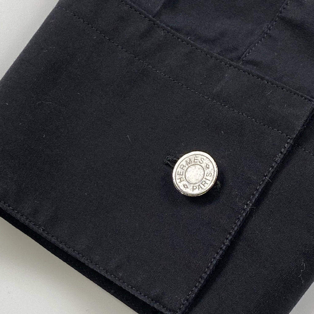 HERMES エルメス / スタンドカラー シャツ セリエボタン 変形デザイン SIZE：39（M程度）