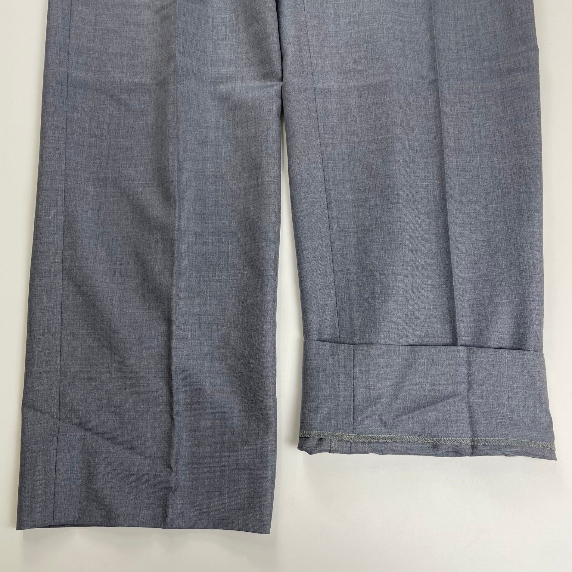 GIORGIO ARMANI ジョルジオ アルマーニ / Super150's スラックス ブルーグレー イタリア製 参考定価：150,000程度 SIZE：38(M程度)