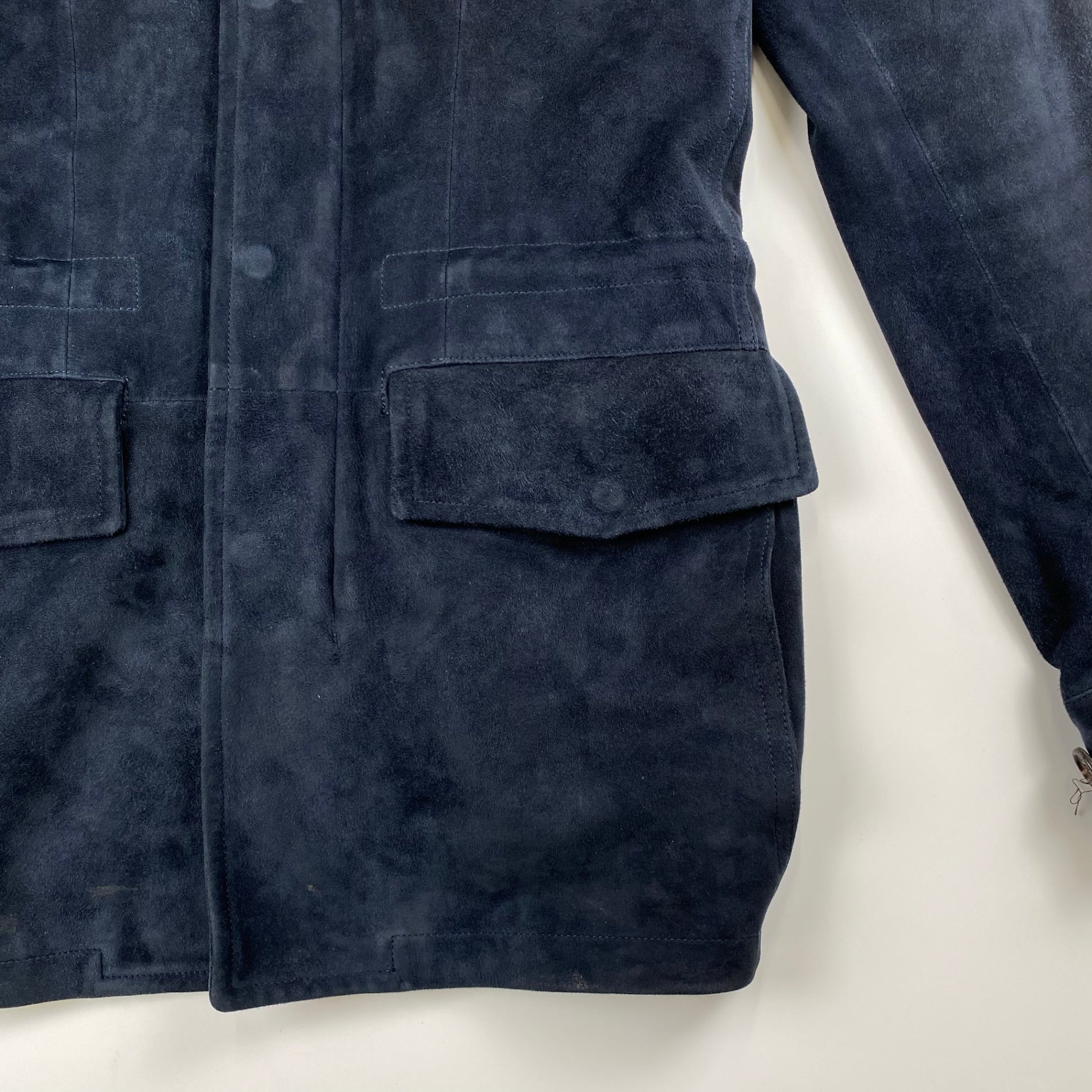 【干場 義雅さん別注】 SANNINO サンニーノ / M-65タイプ ラムレザー スエード ジャケット SIZE：48