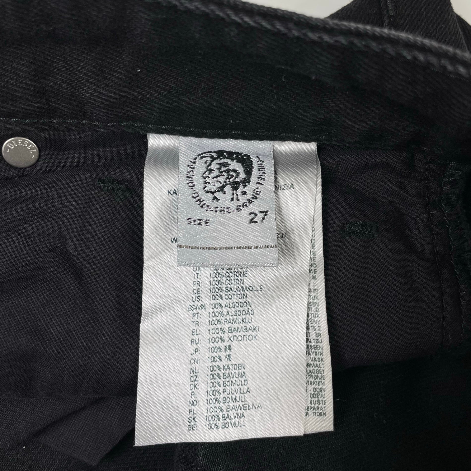 DIESEL ディーゼル / D-REGGY ワイドデニムパンツ 参考定価：30,000程度 SIZE:W27