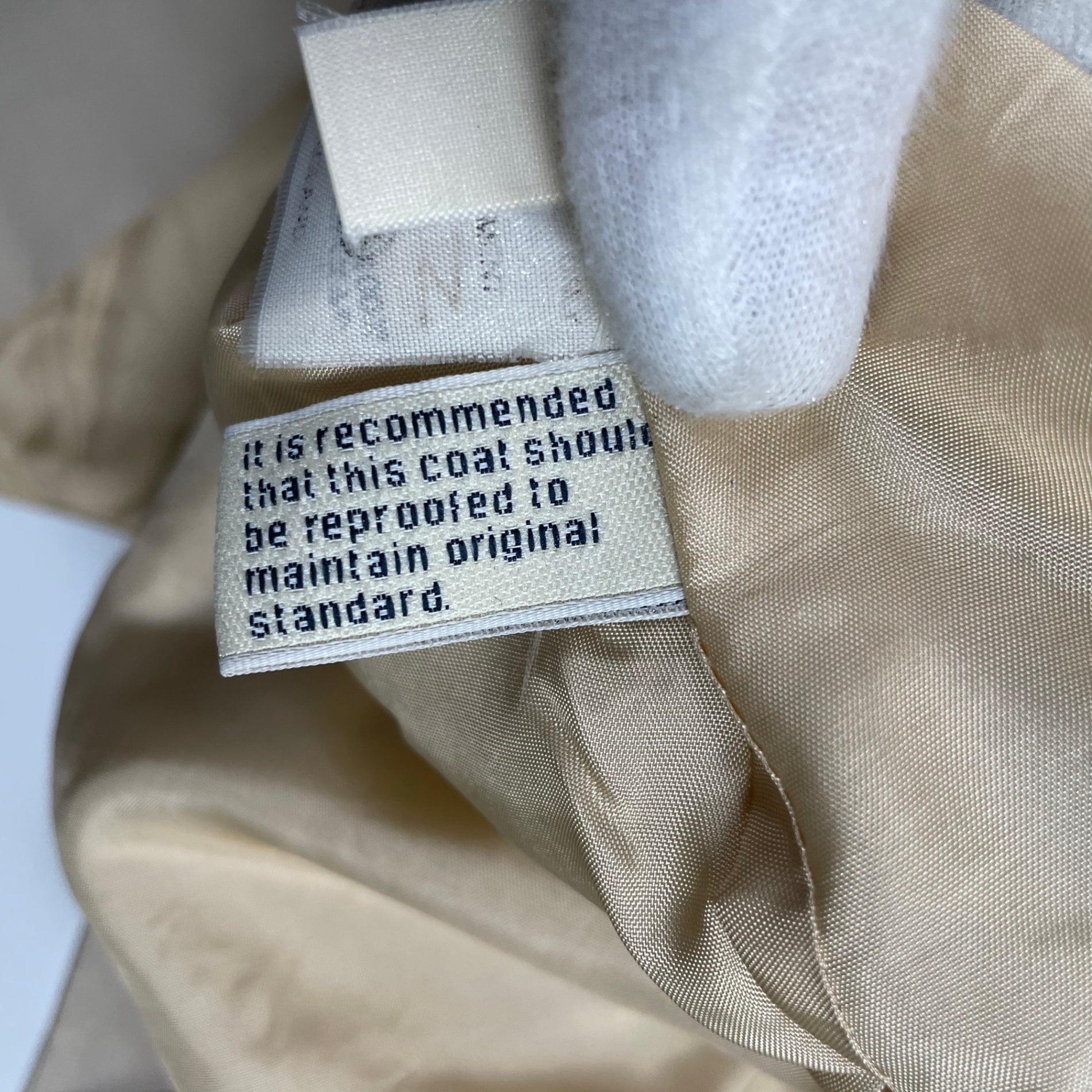 Aquascutum アクアスキュータム / ピーチスキンステンカラーコート 英国製 SIZE：M程度