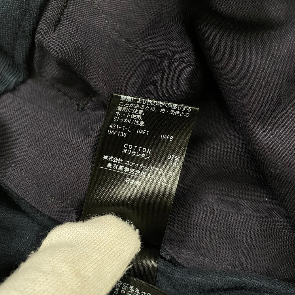 6(ROKU) BEAUTY＆YOUTH ロク ビューティー＆ユース / タックマキシスカート ネイビー 24SS 参考定価：22,000+tax SIZE:38