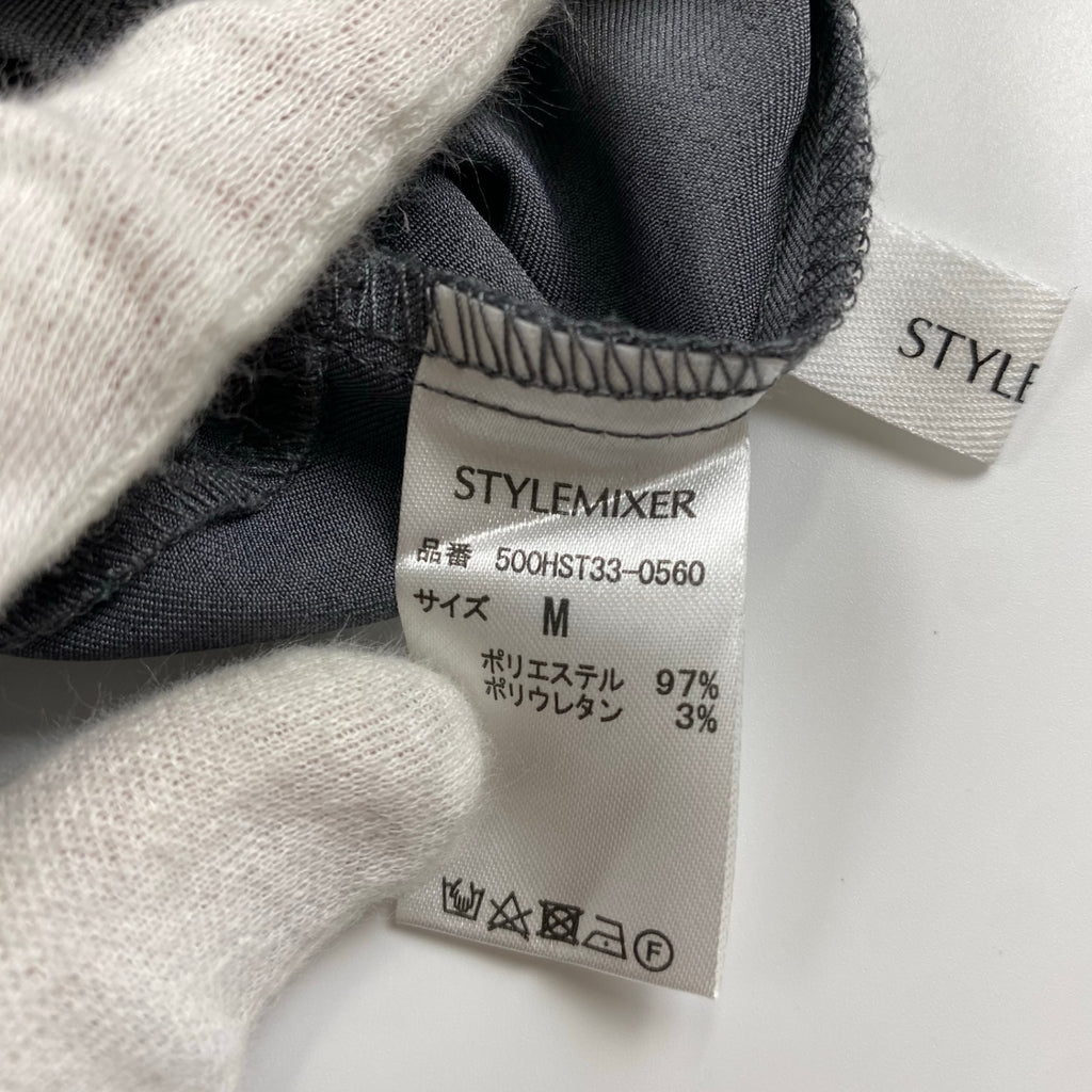 STYLE MIXER スタイルミキサー / ギャバ織 テーラーカラーオールインワン SIZE:M