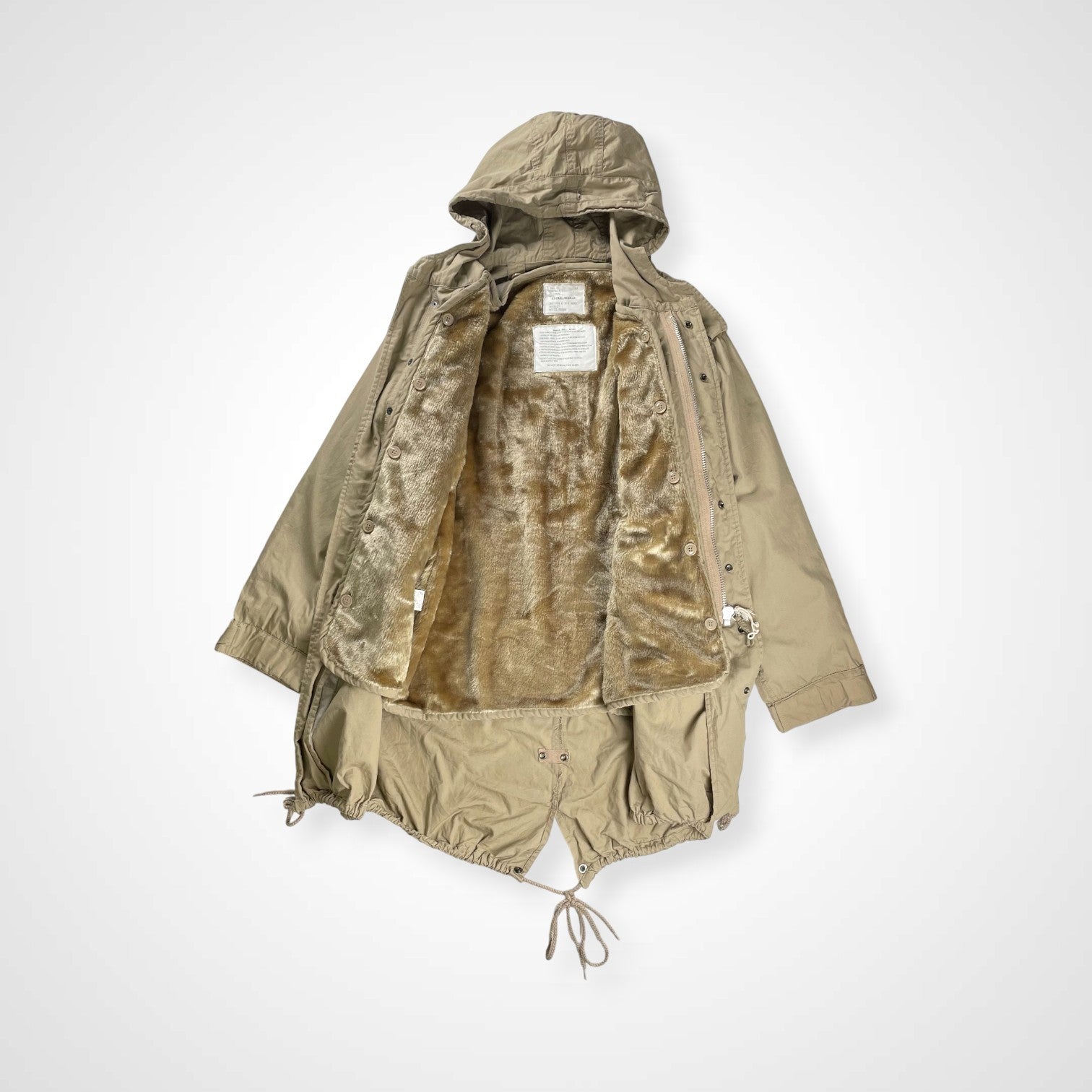 HOUSTON ヒューストン / M-51タイプフィッシュテールコート ライナー付 青島コート SIZE:XXS(M程度)