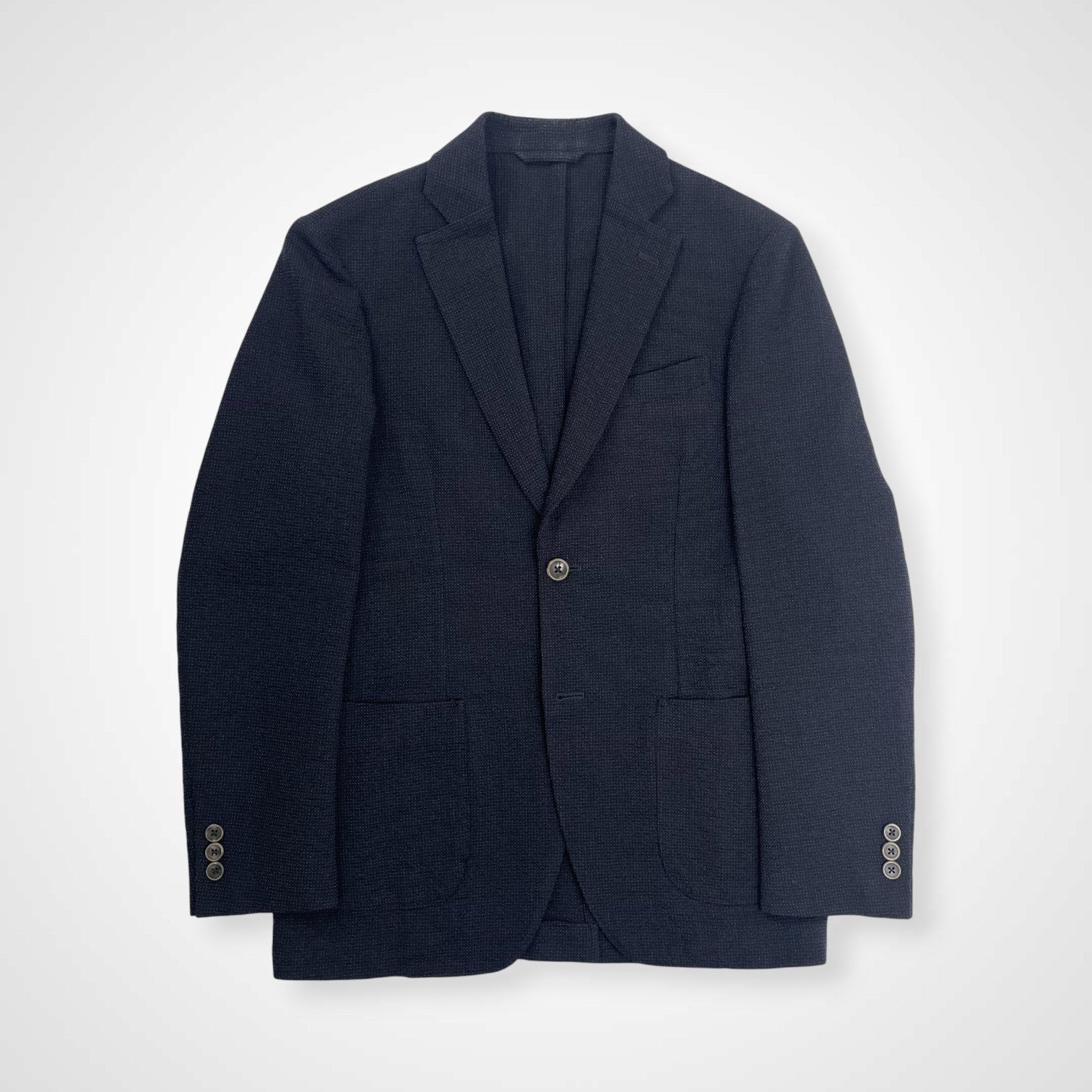 TOMORROWLAND トゥモローランド / Super120'sウールメッシュ シングルブレステッド2Bジャケット 参考定価：58,000+tax SIZE:44