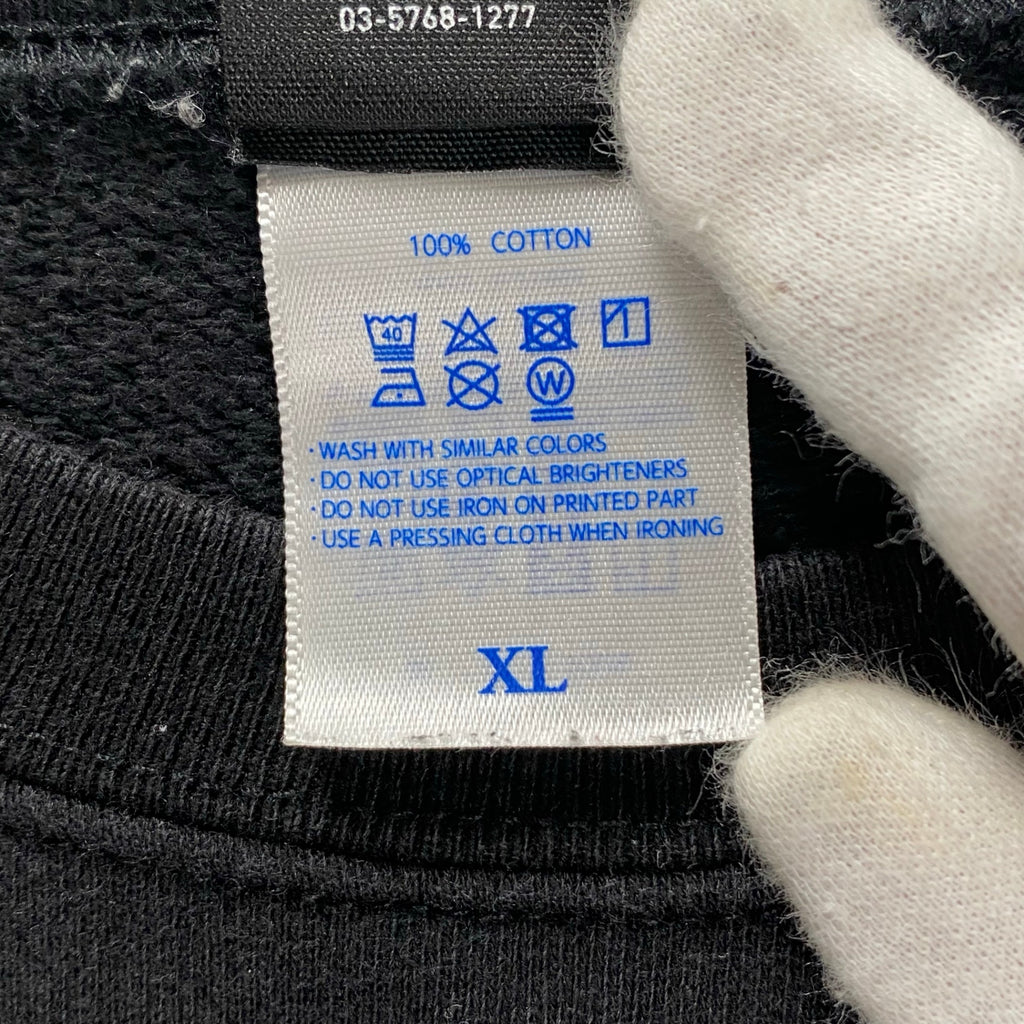 yahyel ヤイエル / yahyel 2018 オフィシャル スウェット 「TAO」 ブラック BEATNIK SIZE：XL