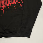 RAGE AGAINST THE MACHINE レイジアゲインストザマシーン / ダメージ加工 オフィシャルパーカー ブラック SIZE：L