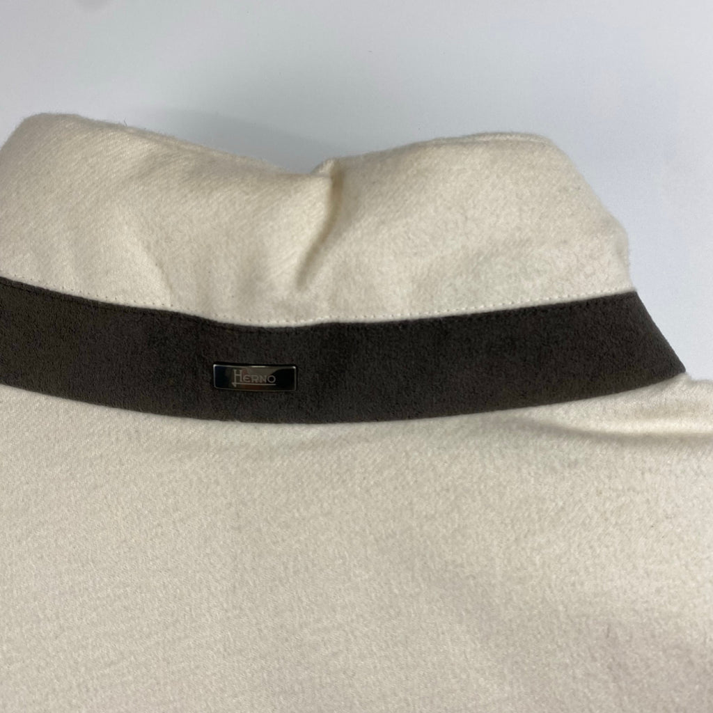 【美品】 HERNO ヘルノ / シルクカシミヤ ダウンべスト 裾ドローコード SIZE:50（XL程度）