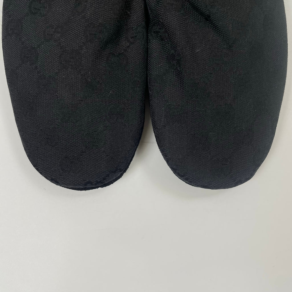GUCCI / GGキャンバス ルームシューズ ブラック SIZE:36 1/2
