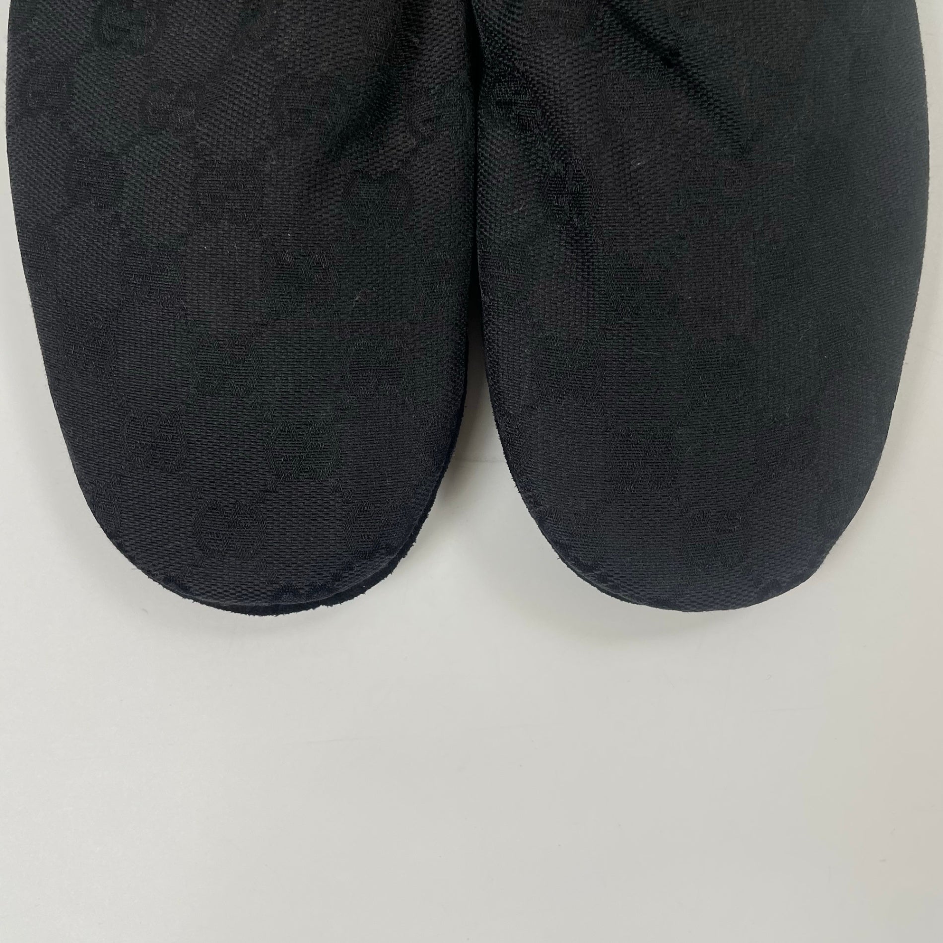 GUCCI / GGキャンバス ルームシューズ ブラック SIZE:36 1/2