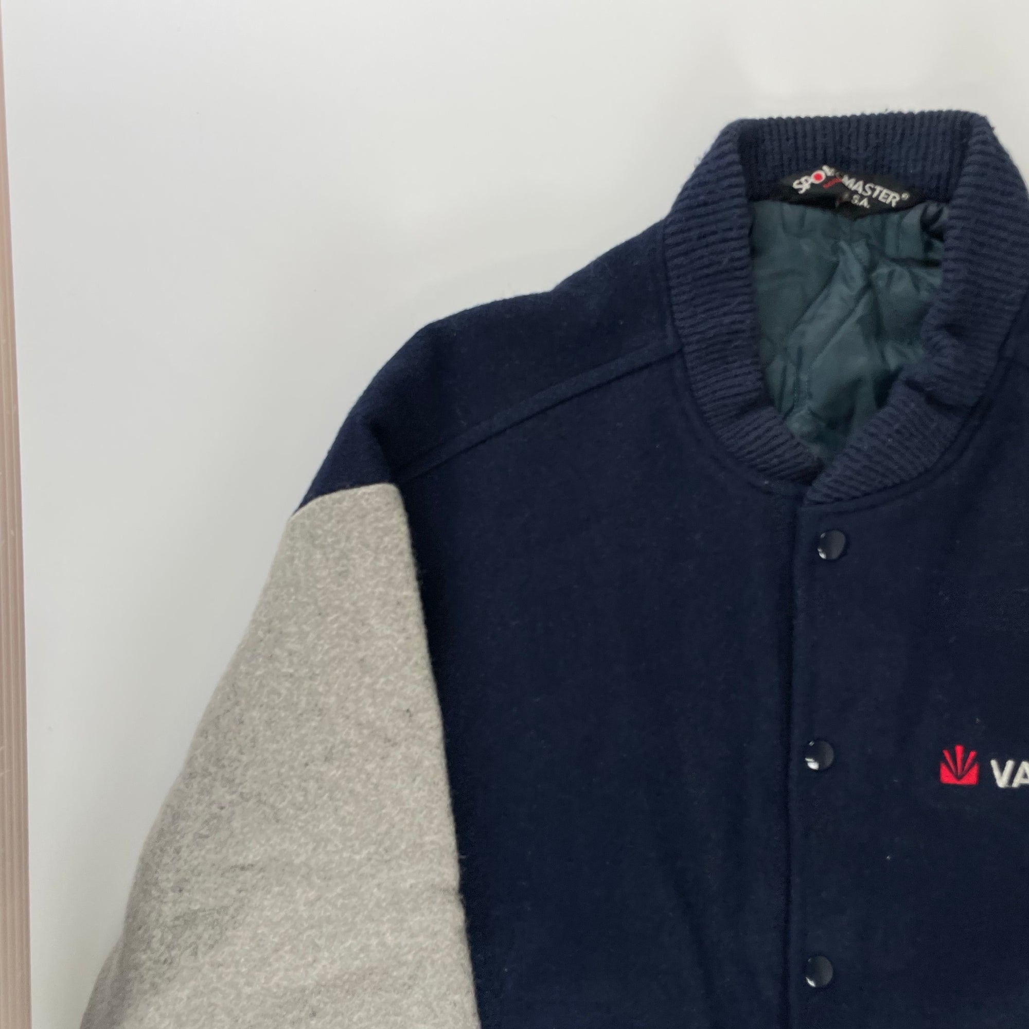 SPORTSMASTER スポーツマスター / 80s企業ロゴスタジャン USA製 SIZE:L