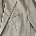 【美品】 TAGLIATORE タリアトーレ / dakar ダカール シルクMIX セットアップ スーツ ウール×シルク×リネン 参考定価：120,000+tax  SIZE:42（S程度）