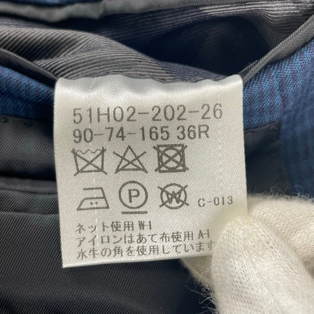 BLACK LABEL CRESTBRIDGE ブラックレーベル クレストブリッジ / 2Bセットアップスーツ チェンジポケット付 ネイビー 参考定価：78,000+tax SIZE:36R