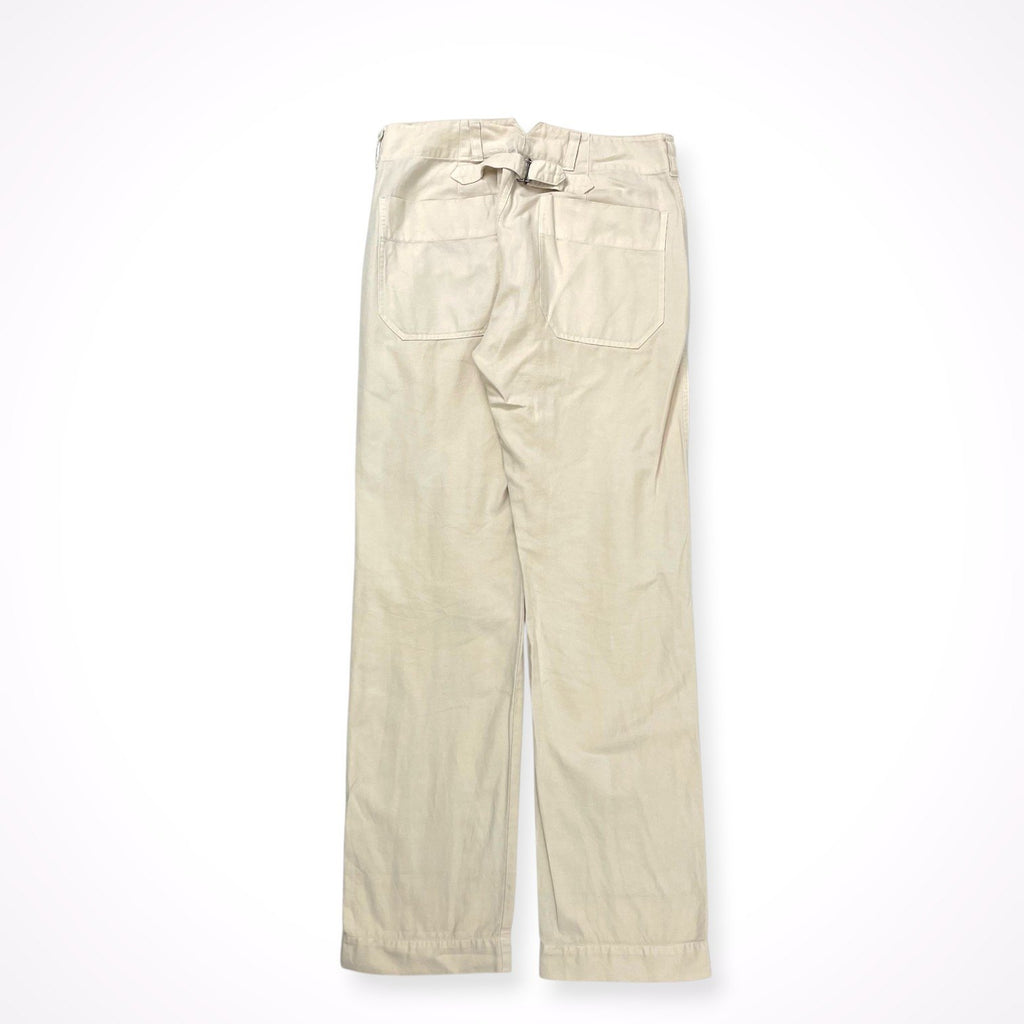 MHL. / シンチバック コットンリネンパンツ 参考定価：28,000程度 SIZE:S