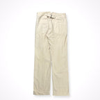 MHL. / シンチバック コットンリネンパンツ 参考定価：28,000程度 SIZE:S